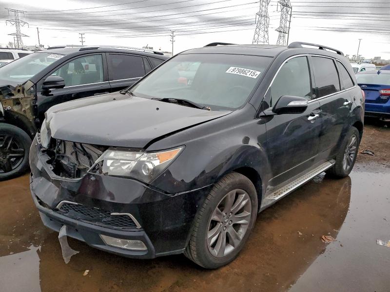 2012 ACURA MDX ADVANC — VIN 2HNYD2H65CH510611