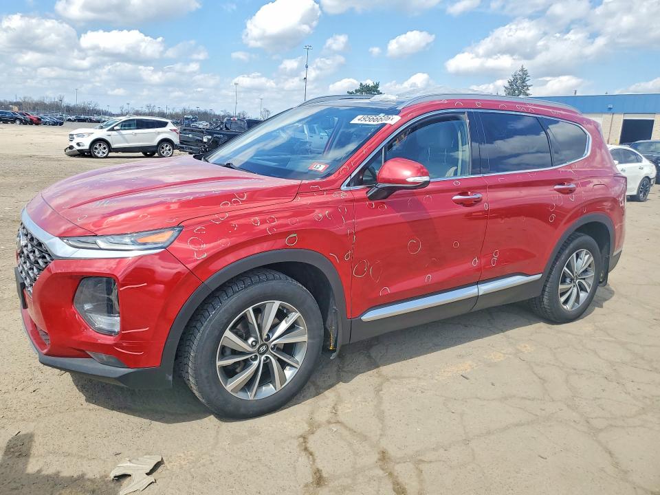 2019 HYUNDAI SANTA FE — VIN 5NMS5CADXKH135485