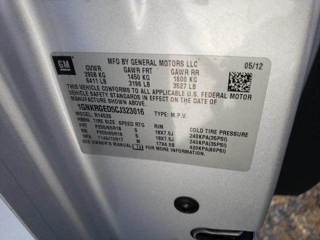1GNKRGED5CJ323016