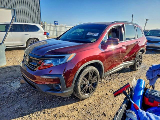 2022 HONDA PILOT SE — VIN 5FNYF5H23NB011121