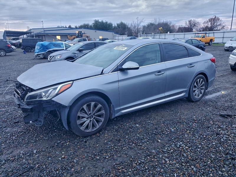 2017 HYUNDAI SONATA SPO — VIN 5NPE34AF4HH455813