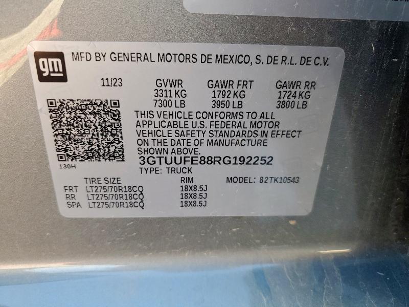 3GTUUFE88RG192252