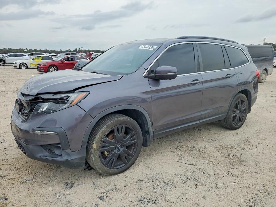 2021 HONDA PILOT SE — VIN 5FNYF5H27MB039471