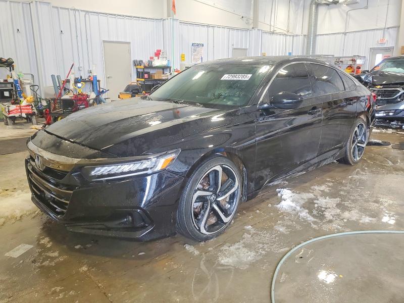2021 HONDA ACCORD — VIN 1HGCV1F31MA102317
