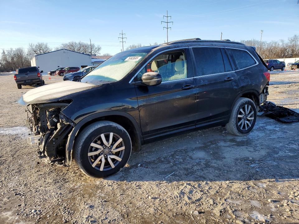 2021 HONDA PILOT EX — VIN 5FNYF6H35MB008301