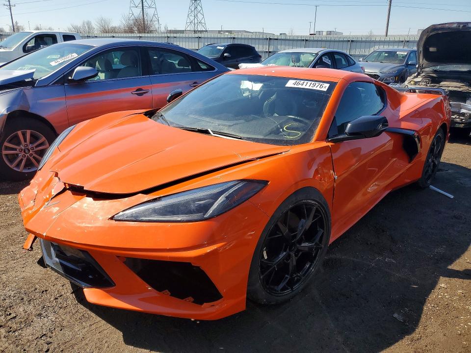 2021 CHEVROLET CORVETTE — VIN 1G1YA2D45M5114215