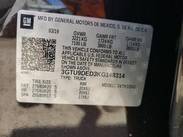 3GTU9DED3KG148314