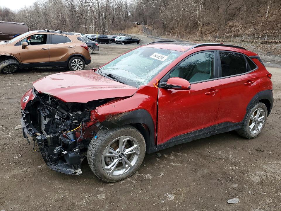 2022 HYUNDAI KONA — VIN KM8K3CAB2NU880583