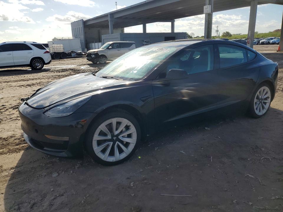2022 TESLA MODEL 3 — VIN 5YJ3E1EA8NF369297