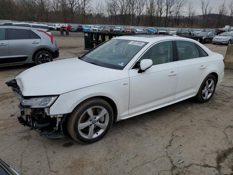 2019 AUDI A4 — VIN WAUDNAF44KA014092
