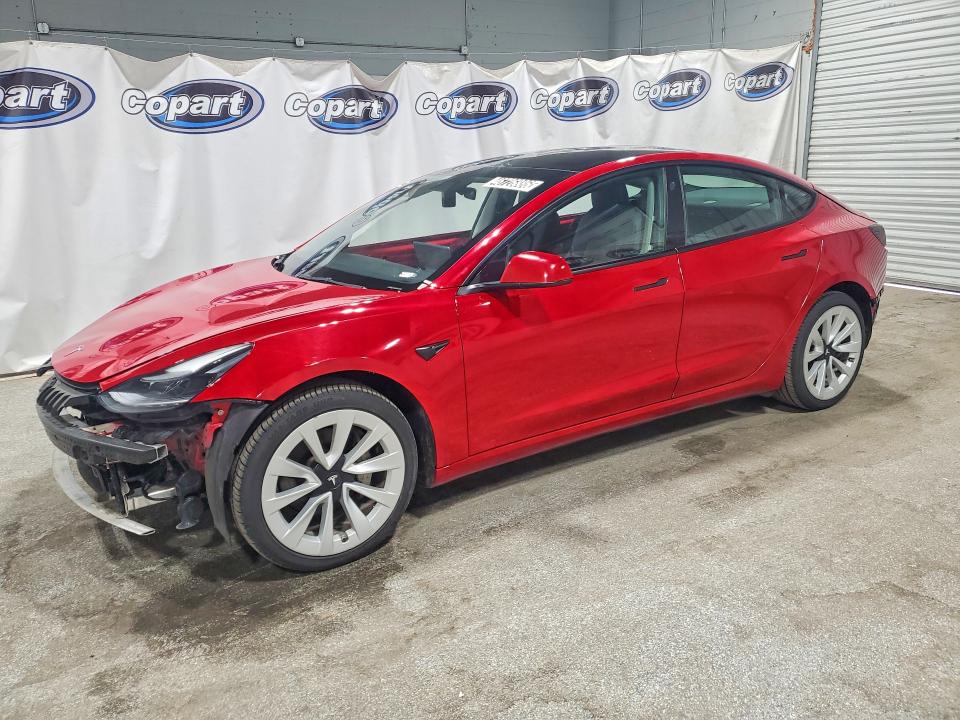 2022 TESLA MODEL 3 — VIN 5YJ3E1EA4NF289981