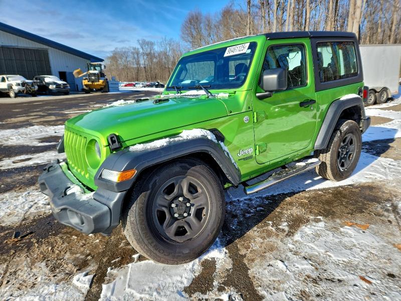 2020 JEEP WRANGLER S — VIN 1C4GJXAN4LW143582