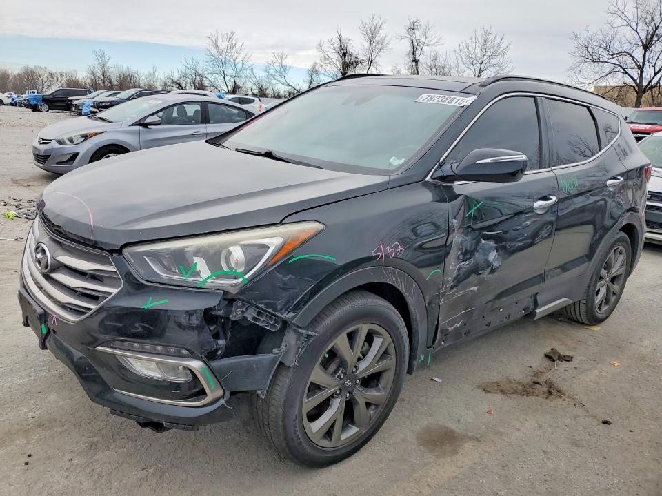 2018 HYUNDAI SANTA FE SPORT — VIN 5XYZWDLA6JG505604