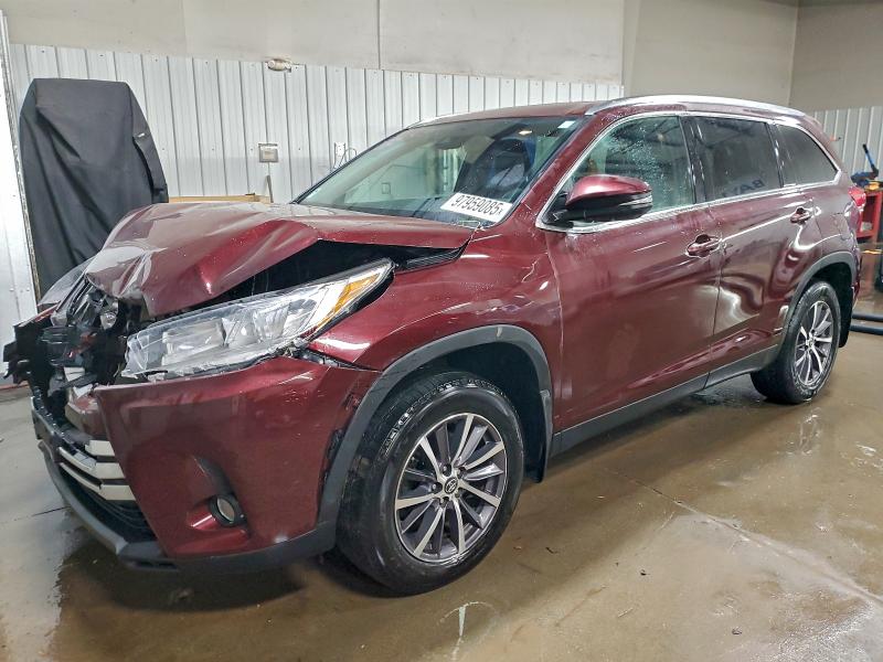 2019 TOYOTA HIGHLANDER — VIN 5TDJZRFH2KS703269