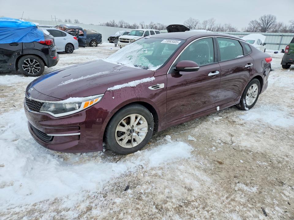 2018 KIA OPTIMA — VIN 5XXGT4L36JG226658