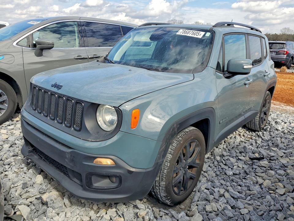 2018 JEEP RENEGADE — VIN ZACCJABB1JPG81392