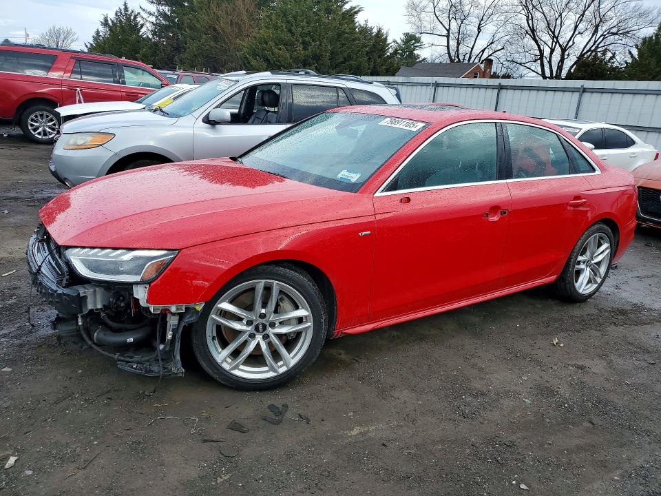 2021 AUDI A4 — VIN WAUEAAF40MN004803