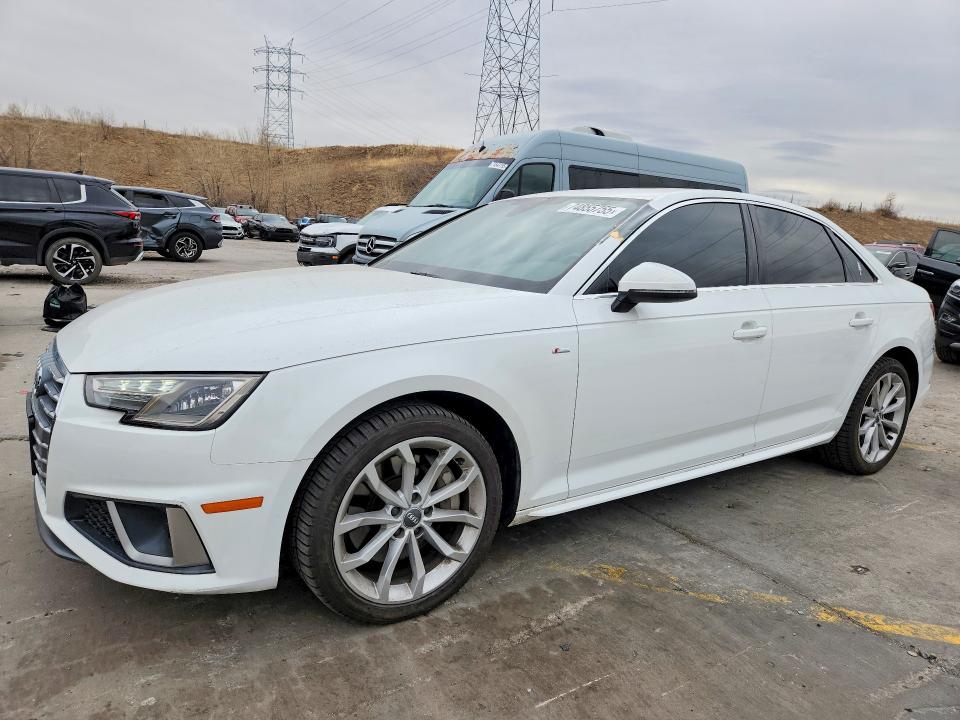 2019 AUDI A4 — VIN WAUDNAF49KN005347