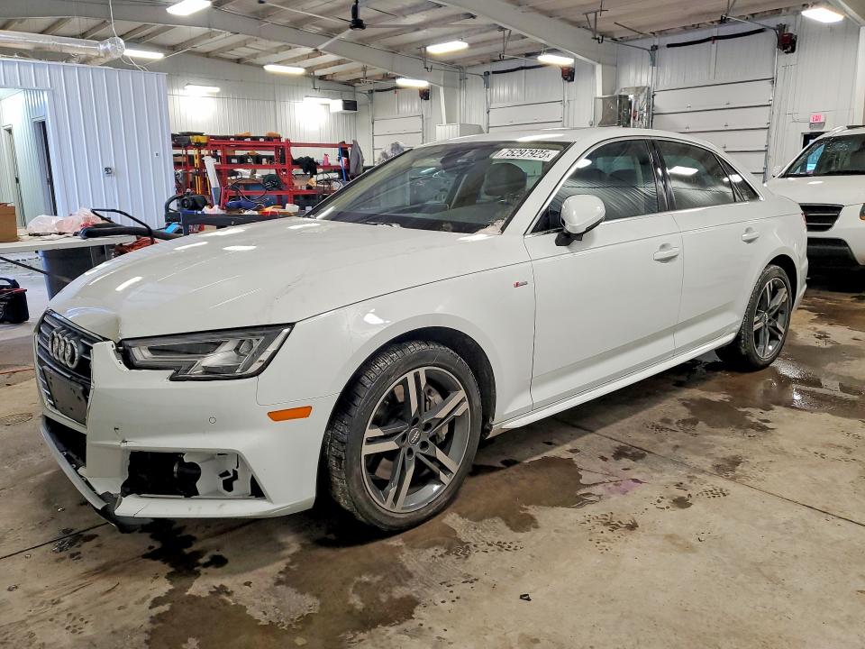 2018 AUDI A4 — VIN WAUENAF43JA074576