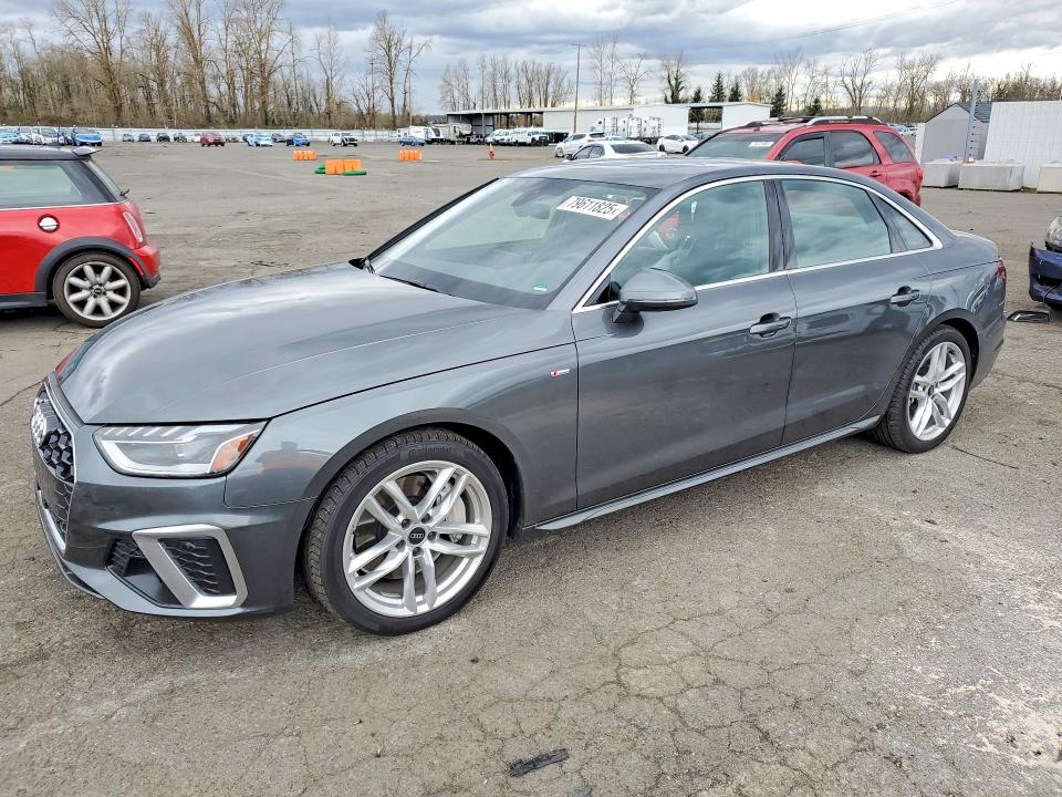 2022 AUDI A4 — VIN WAUEAAF4XNN012392