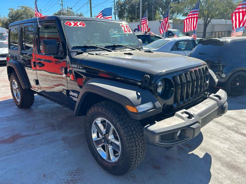 2020 JEEP WRANGLER UNLIMITED — VIN 1C4HJXDG8LW296015