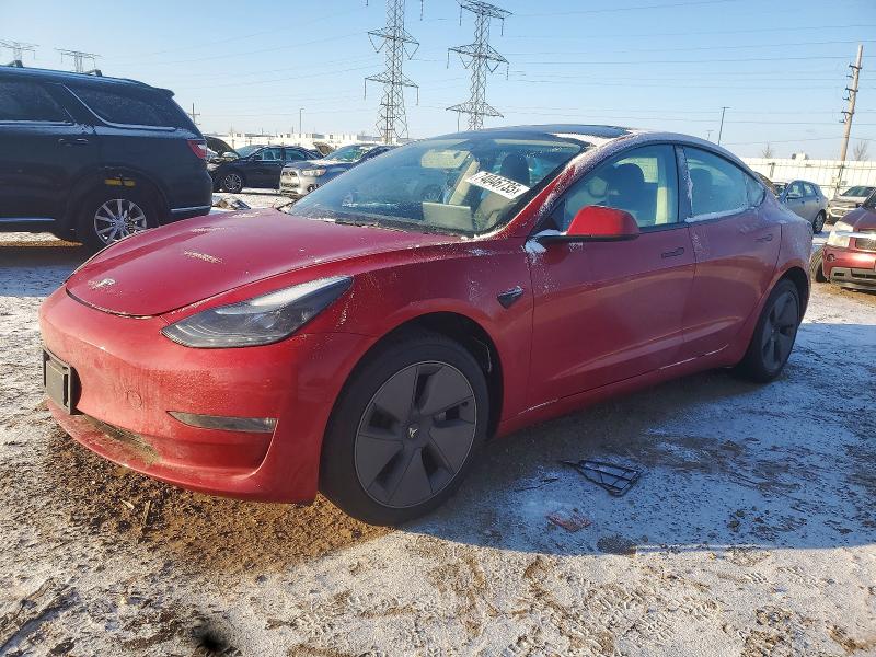 2022 TESLA MODEL 3 — VIN 5YJ3E1EB4NF345412