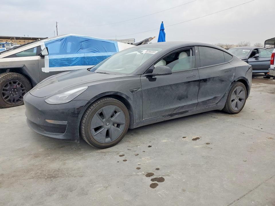 2022 TESLA MODEL 3 — VIN 5YJ3E1EA6NF347122