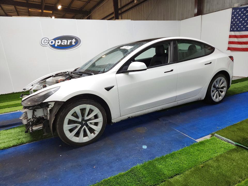 2022 TESLA MODEL 3 — VIN 5YJ3E1EA3NF289888
