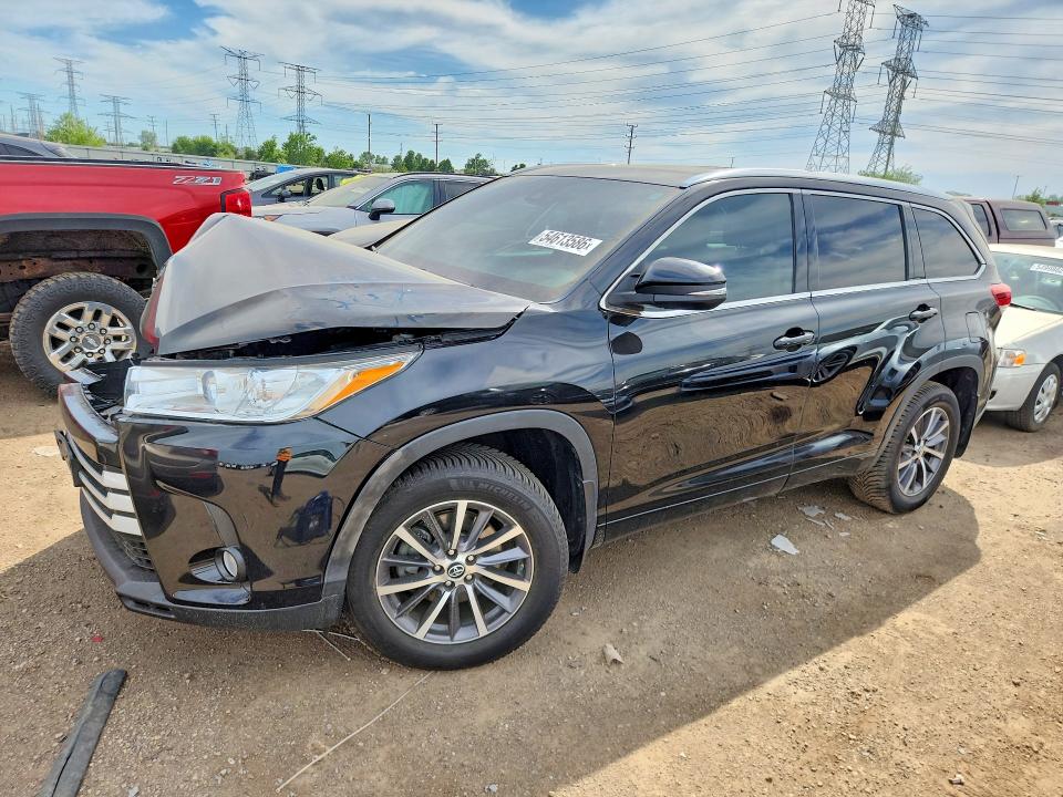 2018 TOYOTA HIGHLANDER — VIN 5TDJZRFH6JS823574