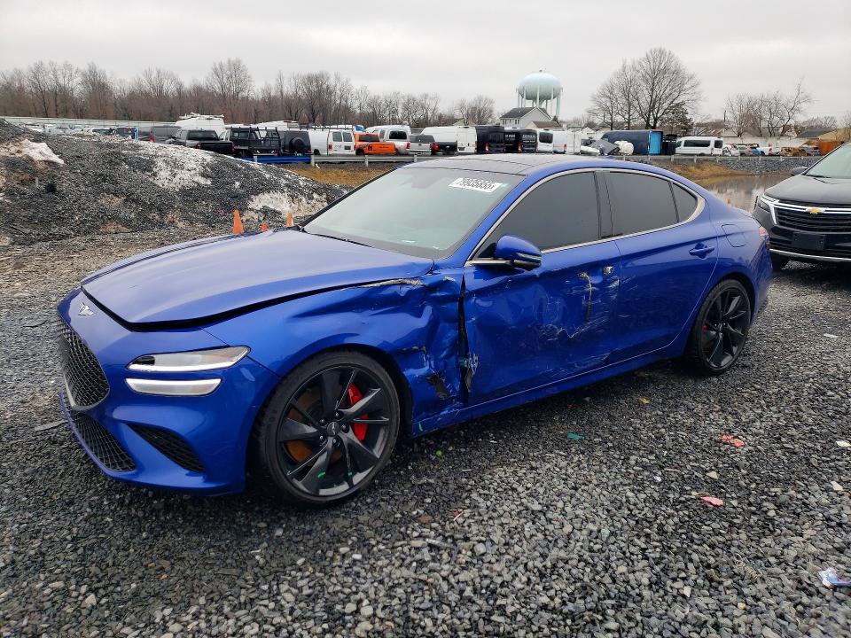 2022 GENESIS G70 — VIN KMTG54TE6NU092277
