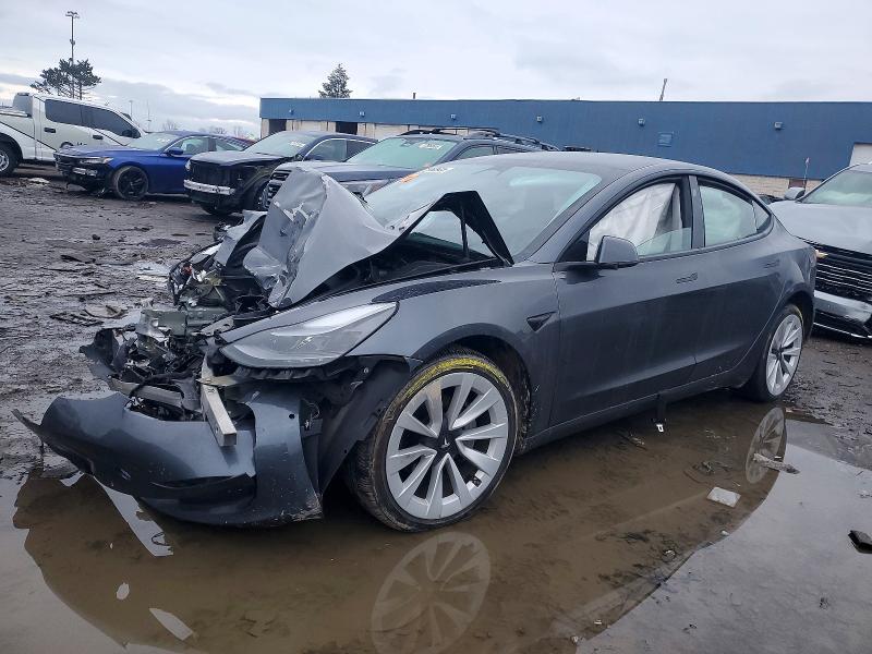 2022 TESLA MODEL 3 — VIN 5YJ3E1EA7NF285584