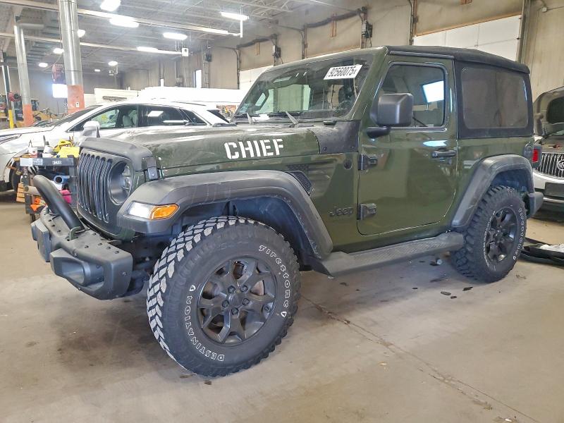 2021 JEEP WRANGLER S — VIN 1C4GJXAG6MW630334