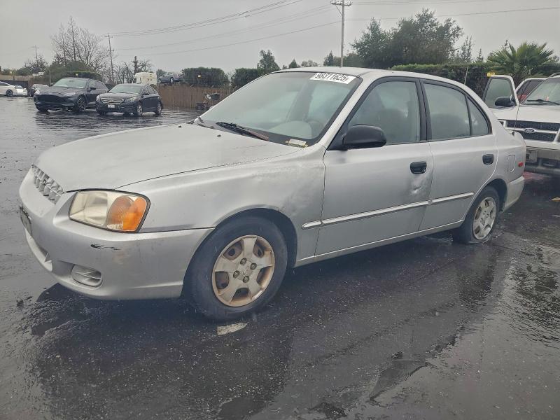 2001 HYUNDAI ACCENT GL — VIN KMHCG45C41U196338