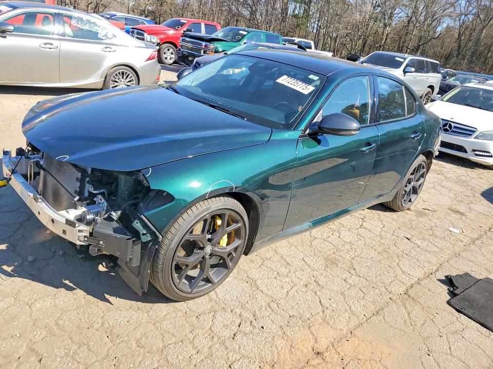 2021 ALFA ROMEO GIULIA — VIN ZARFANBN5M7643962