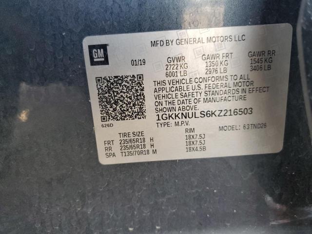 1GKKNULS6KZ216503