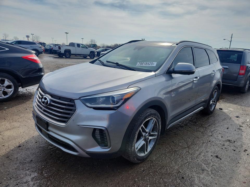 2017 HYUNDAI SANTA FE — VIN KM8SR4HF2HU176188