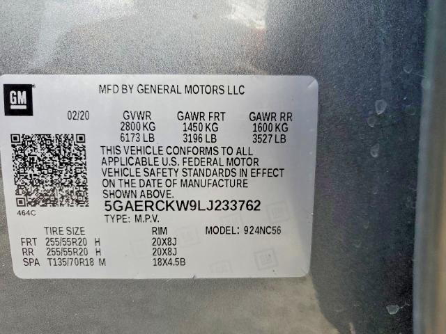 5GAERCKW9LJ233762