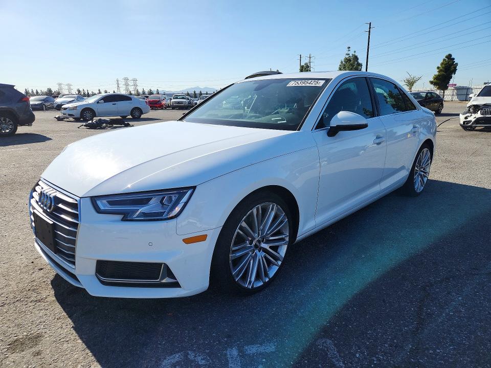 2019 AUDI A4 — VIN WAUHMAF4XKN017964