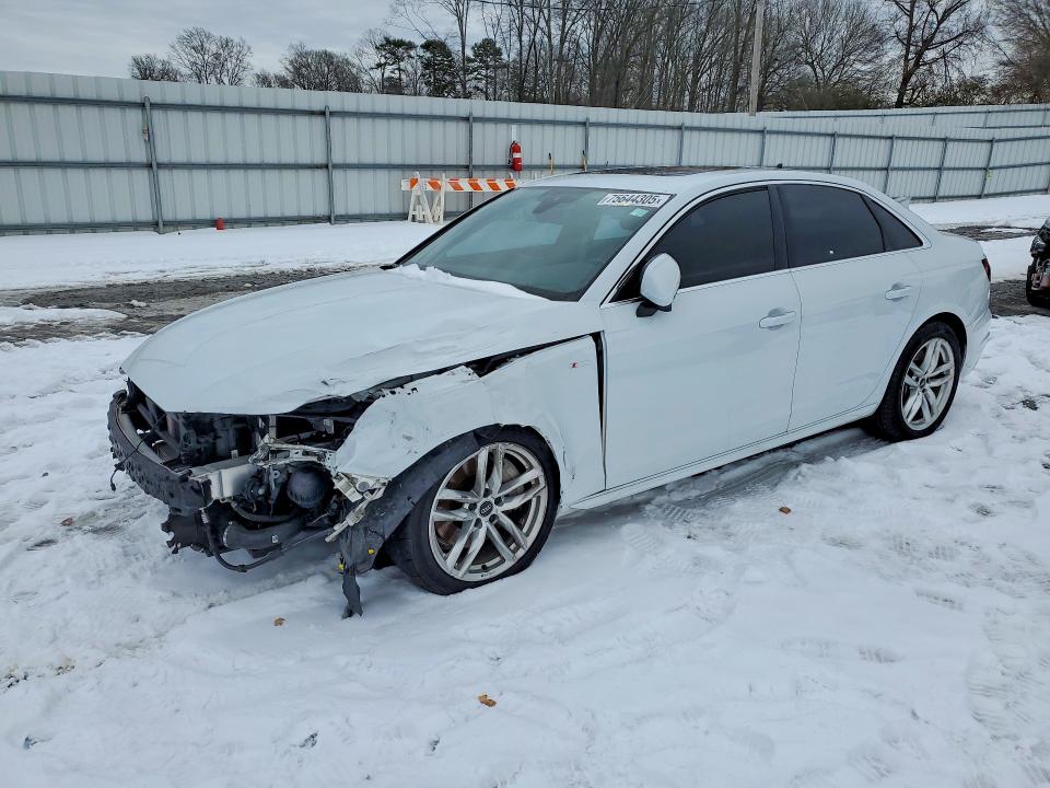 2022 AUDI A4 — VIN WAUEAAF49NN014134
