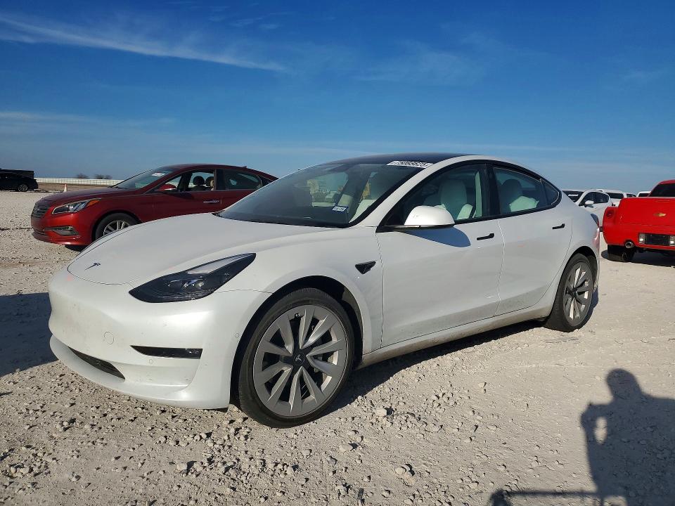 2022 TESLA MODEL 3 — VIN 5YJ3E1EB9NF294540