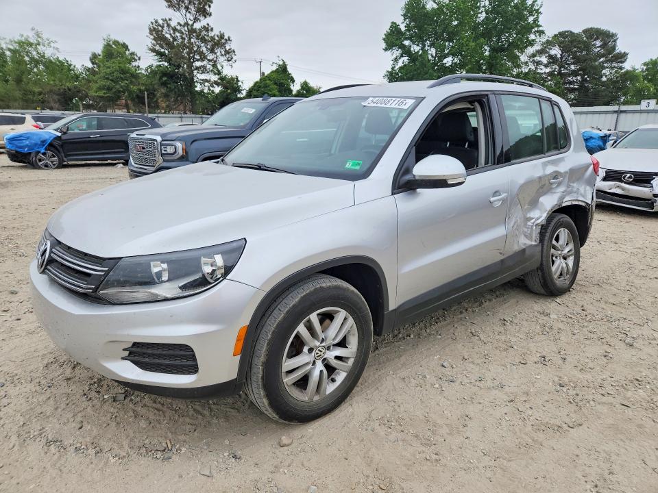 2016 VOLKSWAGEN TIGUAN — VIN WVGBV7AX3GW582791
