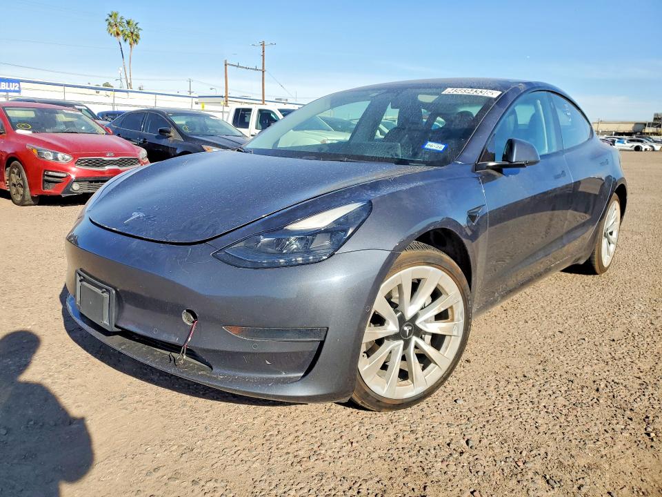 2022 TESLA MODEL 3 — VIN 5YJ3E1EA7NF286427