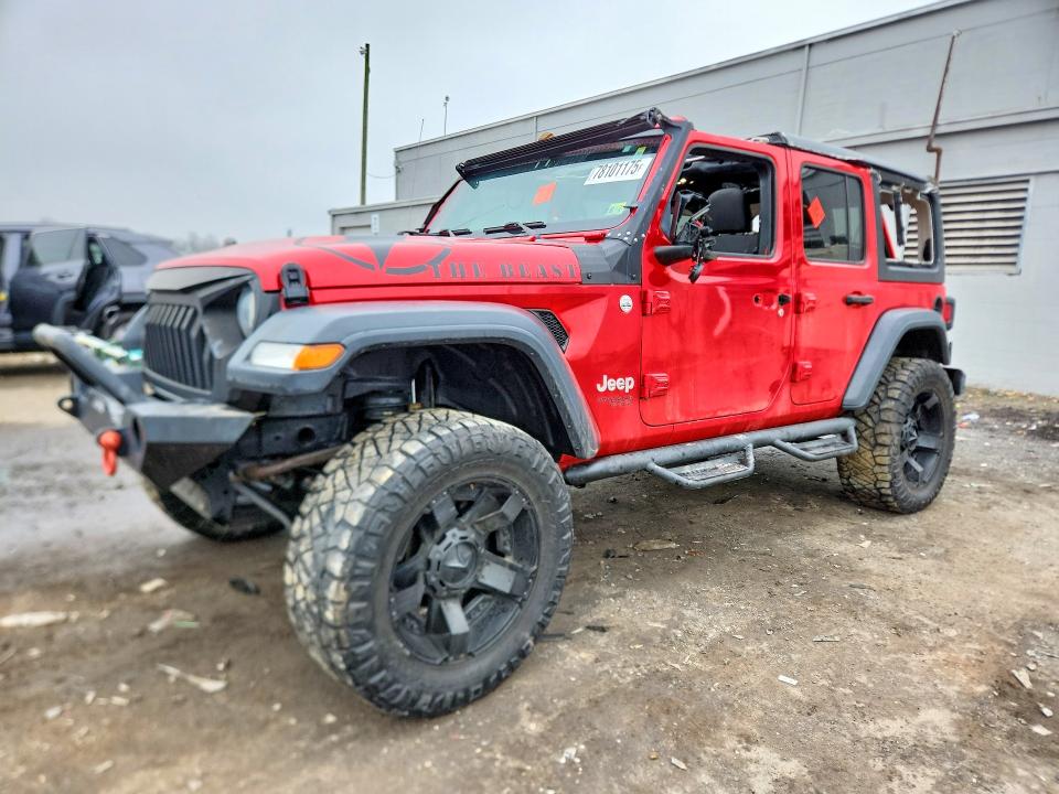 2019 JEEP WRANGLER UNLIMITED — VIN 1C4HJXDG6KW542039