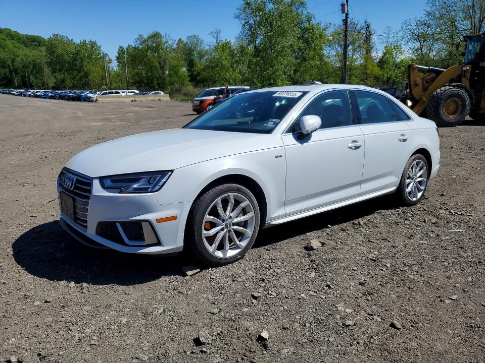 2019 AUDI A4 — VIN WAUENAF40KA118258