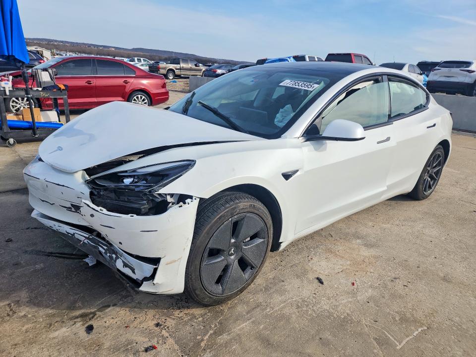 2022 TESLA MODEL 3 — VIN 5YJ3E1EB4NF181921