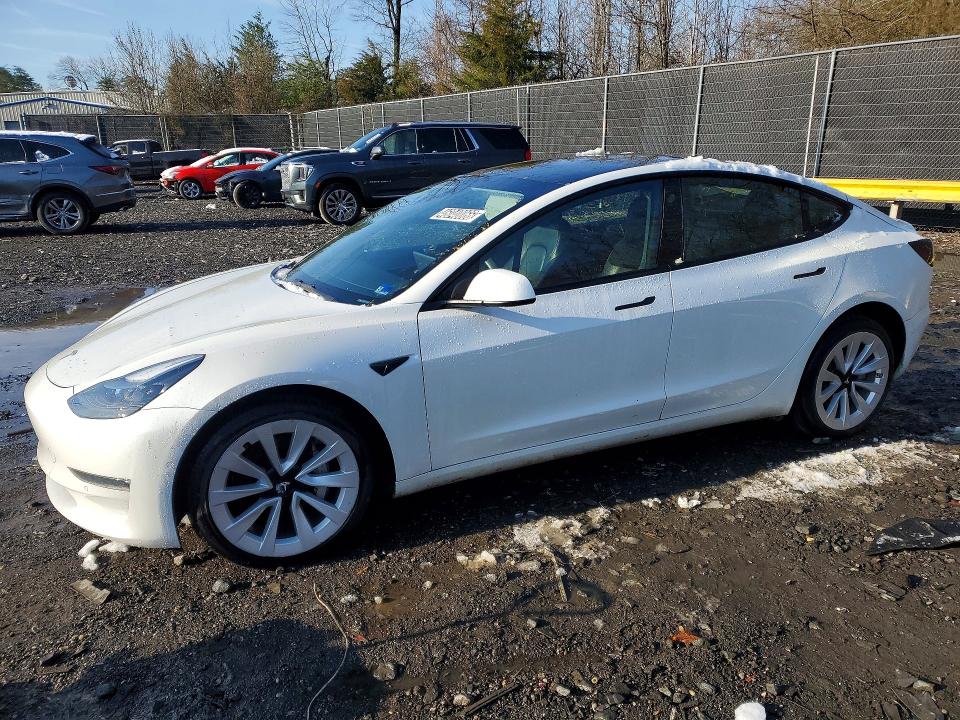 2022 TESLA MODEL 3 — VIN 5YJ3E1EB4NF289732