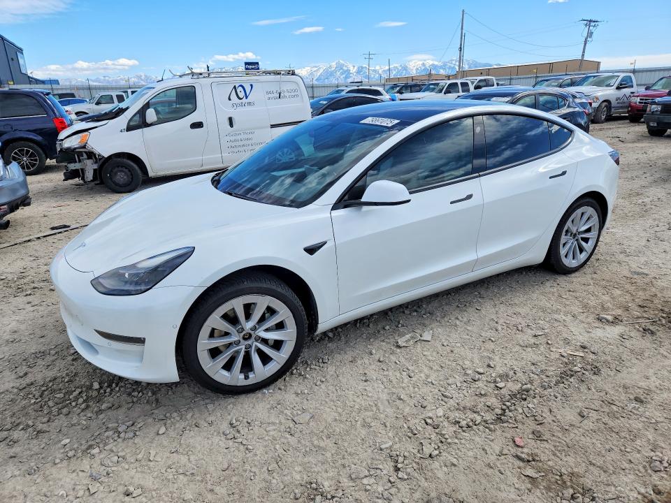 2021 TESLA MODEL 3 — VIN 5YJ3E1EB8MF057195