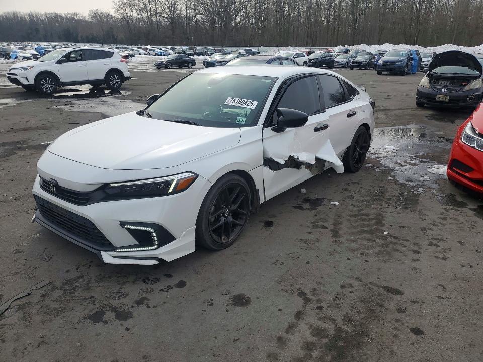2022 HONDA CIVIC — VIN 2HGFE2F5XNH556167