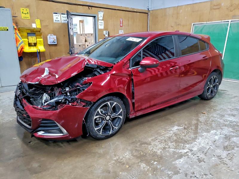2019 CHEVROLET CRUZE LT — VIN 3G1BE6SM1KS593188