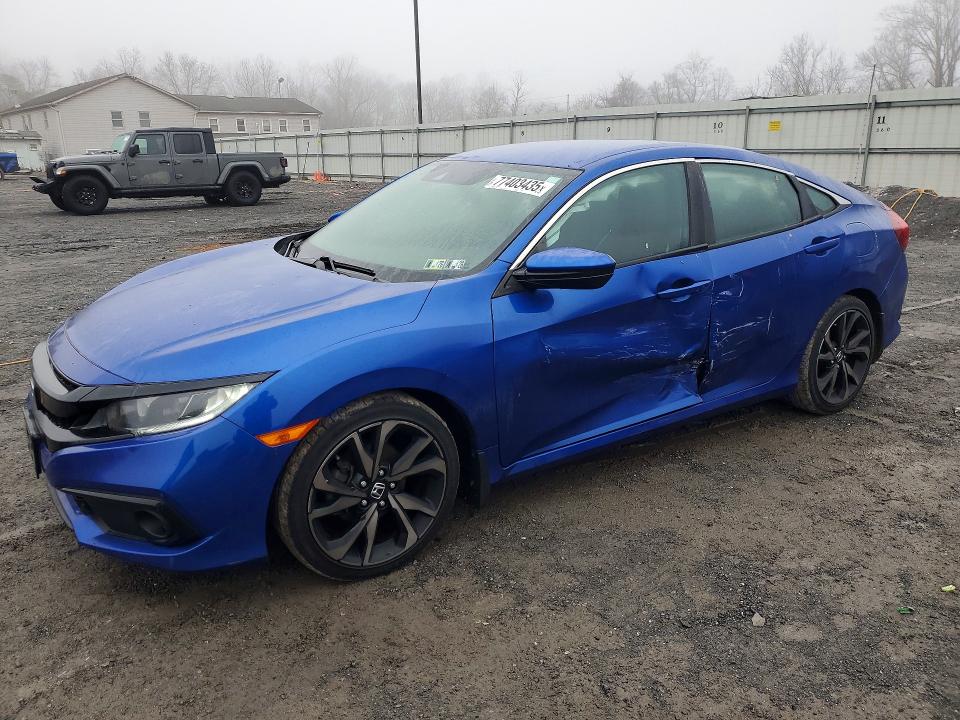 2021 HONDA CIVIC — VIN 2HGFC2F82MH524070